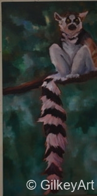 Lemur20x10oil on linen